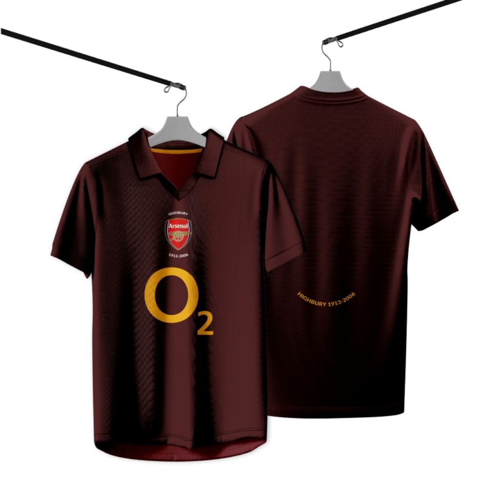 ATH - ARSENAL - HOME - 2005-06 -  DEPAN & BELAKANG