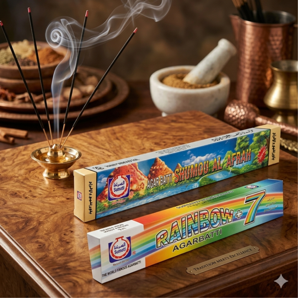 Dupa Lidi Afrah - Rainbow 1pcs | Dupa Shumou Al Afrah - Dupa Rainbow +7