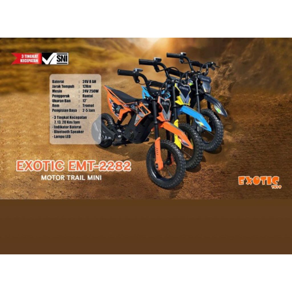 Sepeda, Motor listrik Mini Trail