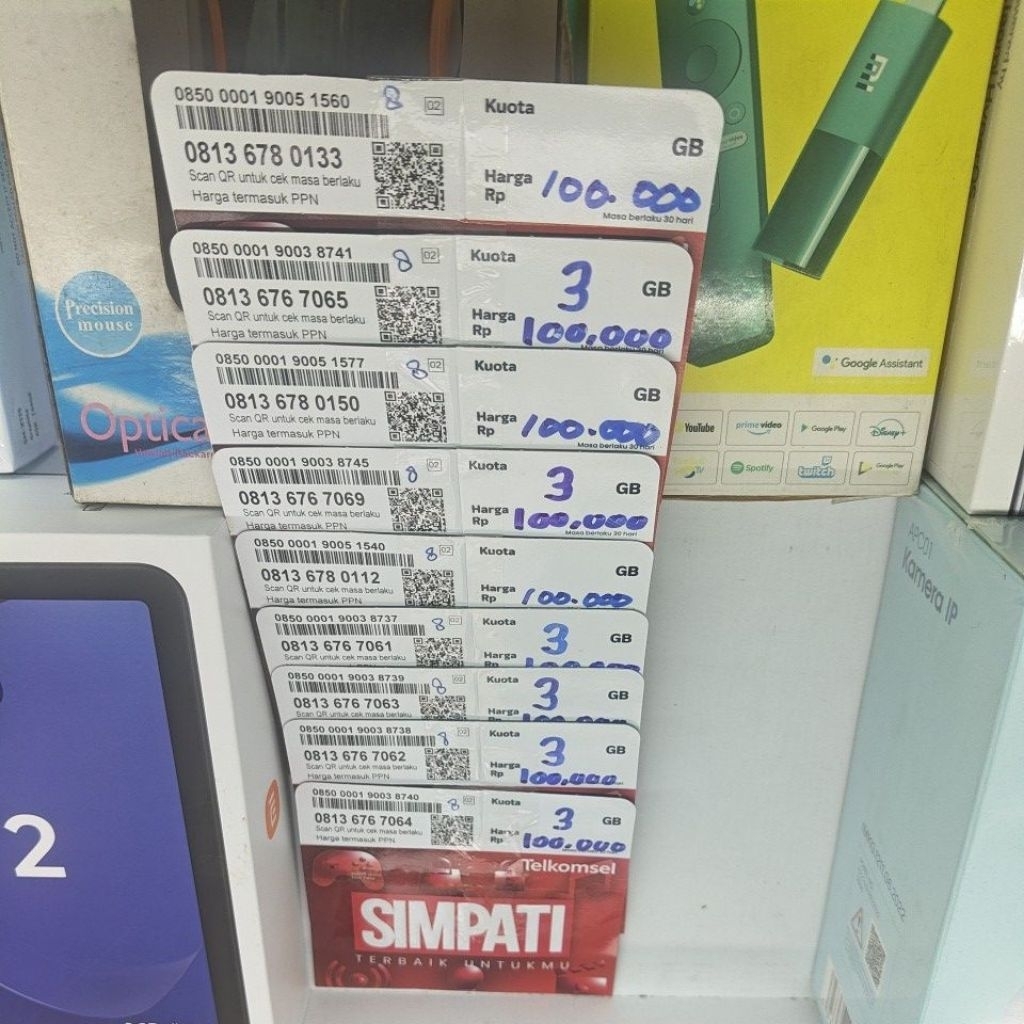 simpati telkomsel perdana kartu kuota 3gb
