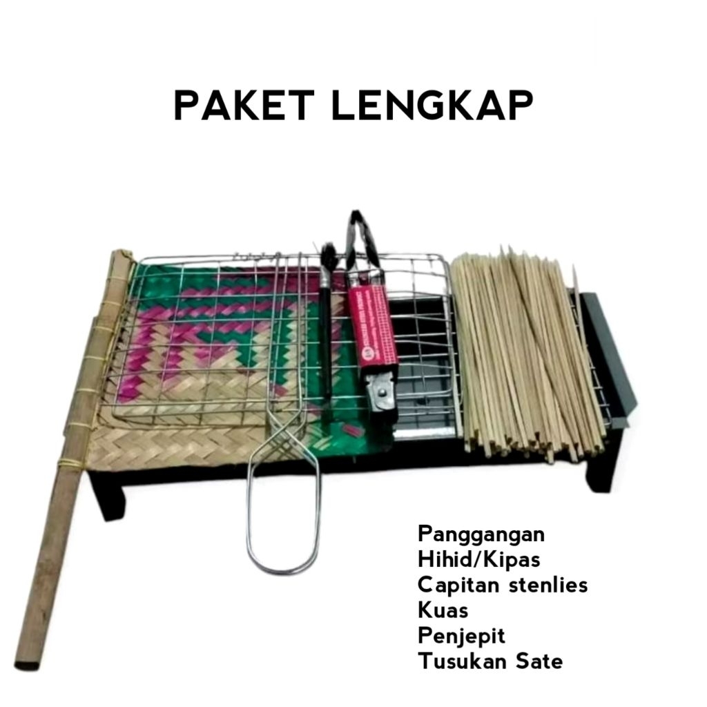 Panggangan Sate Bahan Tebal Anti Karat/ Bakaran Sate /Panggangan Ikan / Alat Barbeque