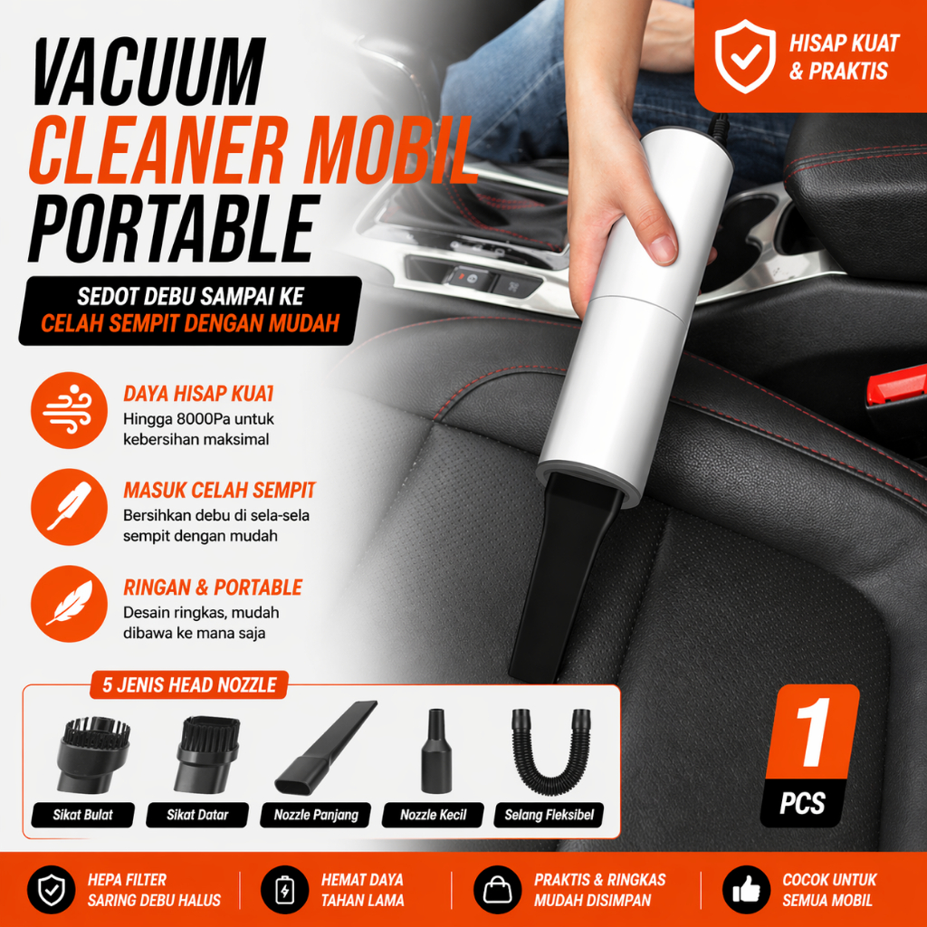 VACUUM CLEANER MINI MOBIL VAKUM CLEANER MOBIL VAKUM MOBIL CAPSULE