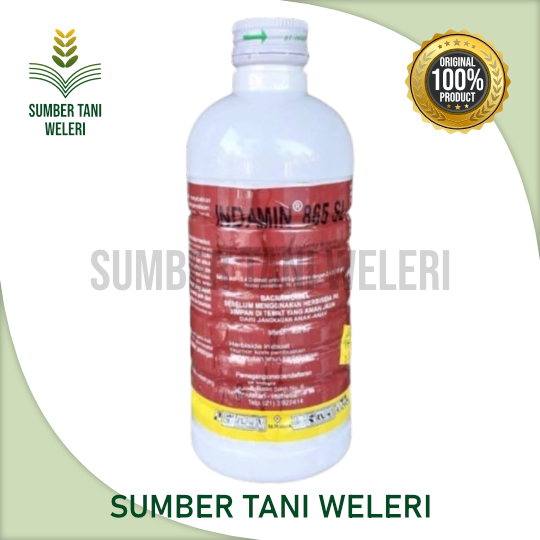 HERBISIDA INDAMIN 865 SL - HERBISIDA SISTEMIK NON SELEKTIF (PURNA TUMBUH) - 200 ML / 400 ML - PT IND