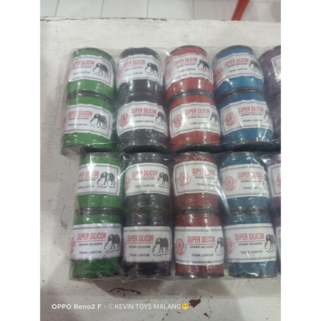 1pcs  Gelasan Super Silicone cap gajah / benang layang layang