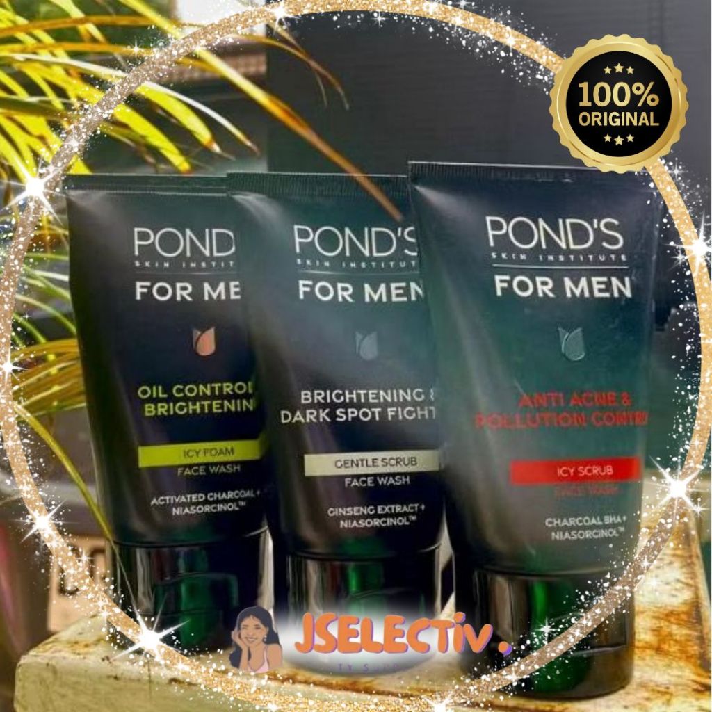POND'S MEN FACIAL FOAM - Face Wash // JSELECTIV X JHON KOSMETIK // Pembersih Wajah Pria PONDS MEN - 