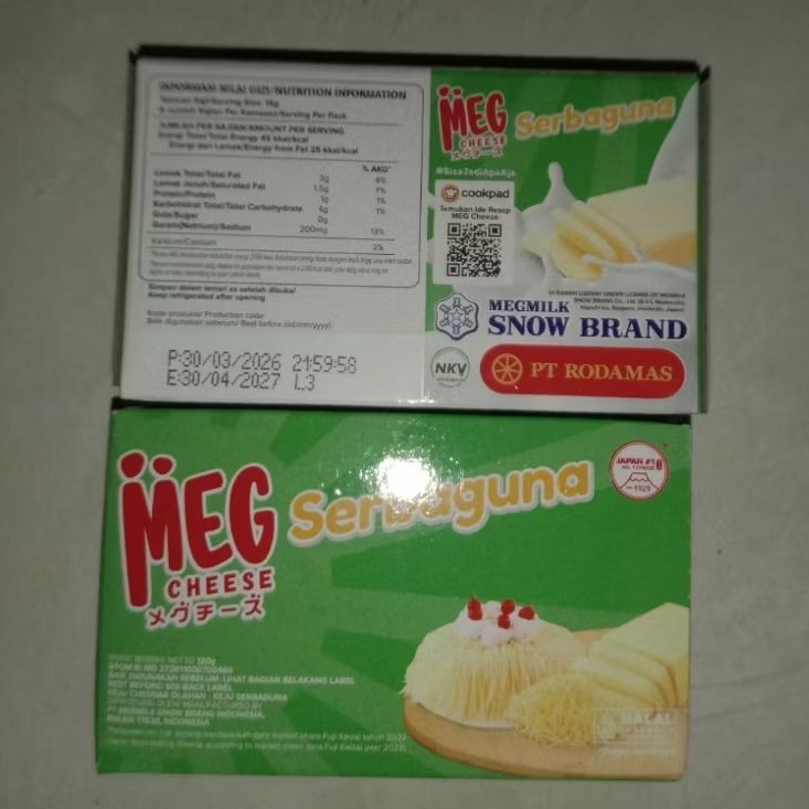 Meg Keju Serbaguna 120gr, Meg Keju Serbaguna 160gr