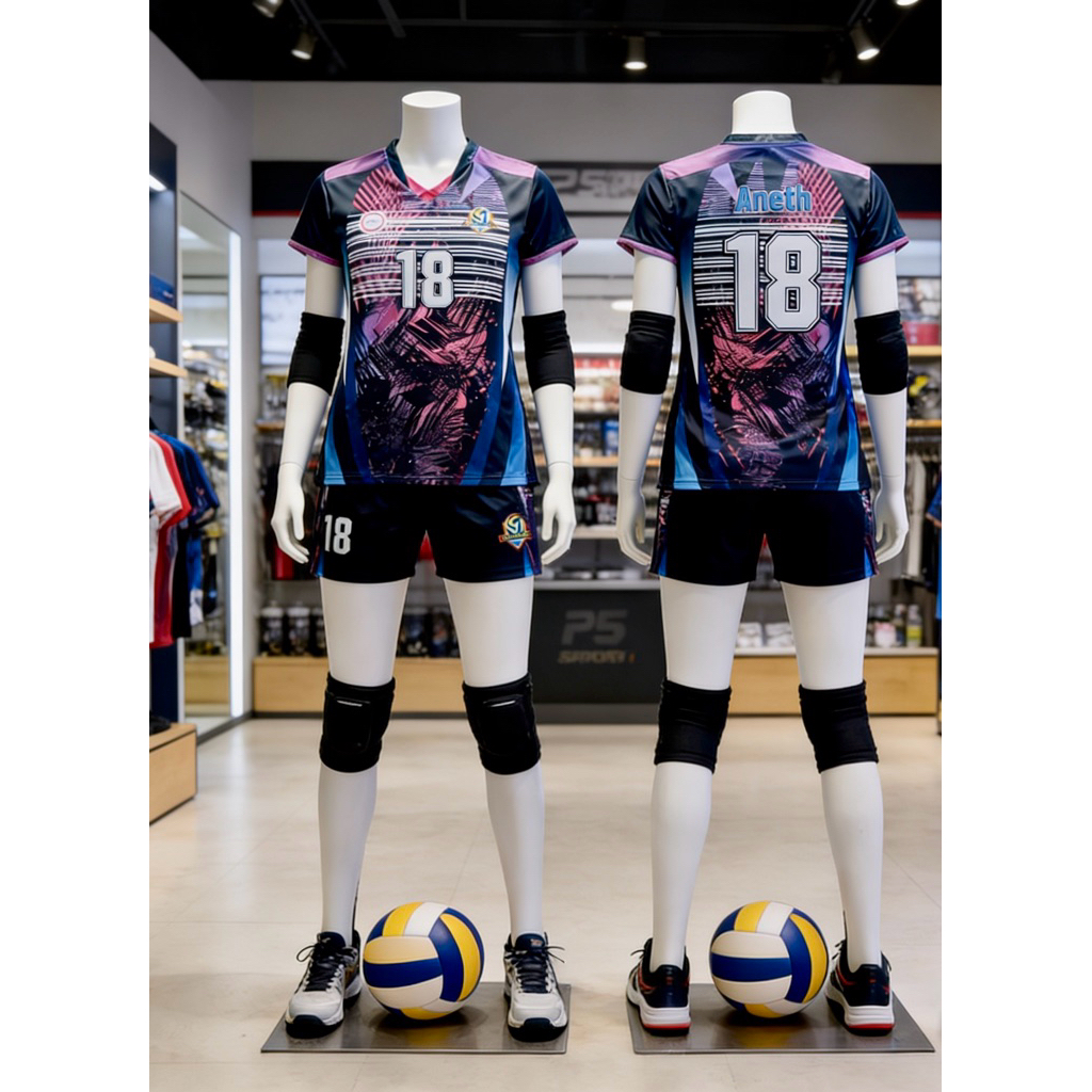 JERSEY VOLI WANITA DKI NAVY