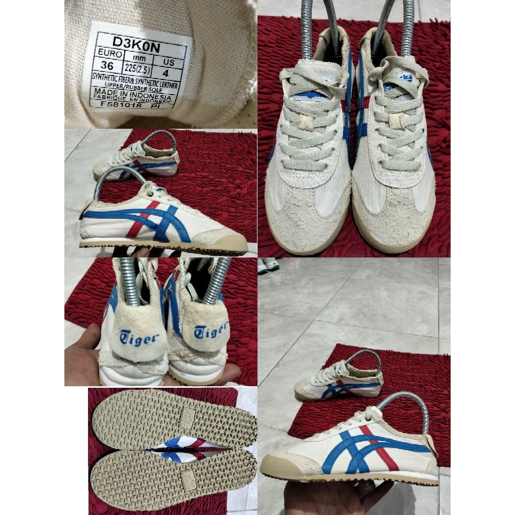 Sepatu Preloved Second Original Onitsuka Tiger Size 36