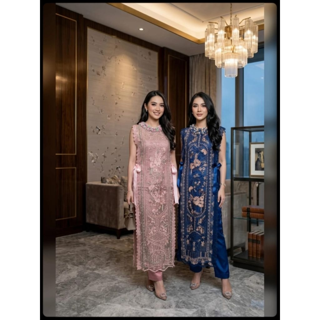 Outer glam luxcy outer tulle bunga premium