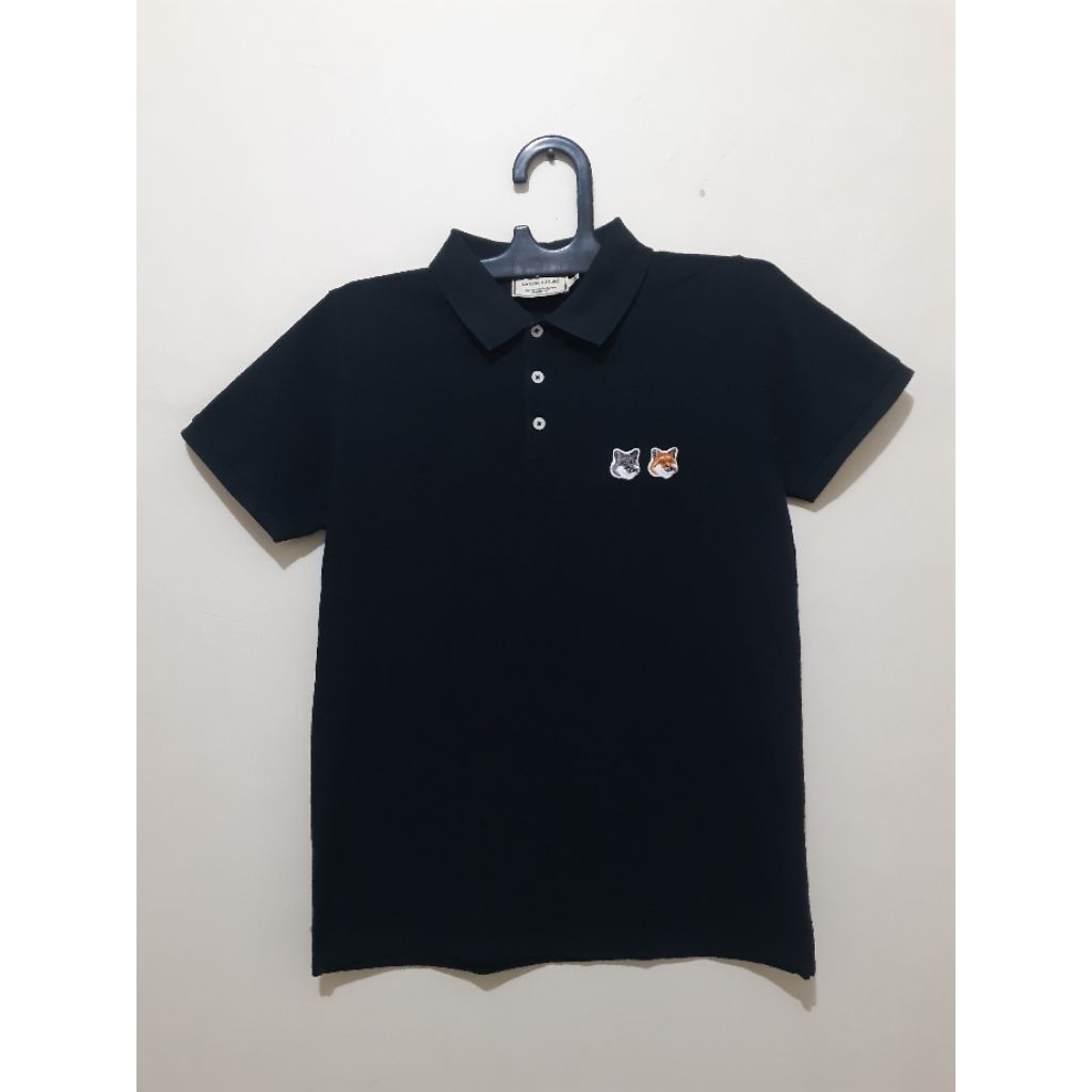 POLO MAISON KITSUNE HITAM SIZE M