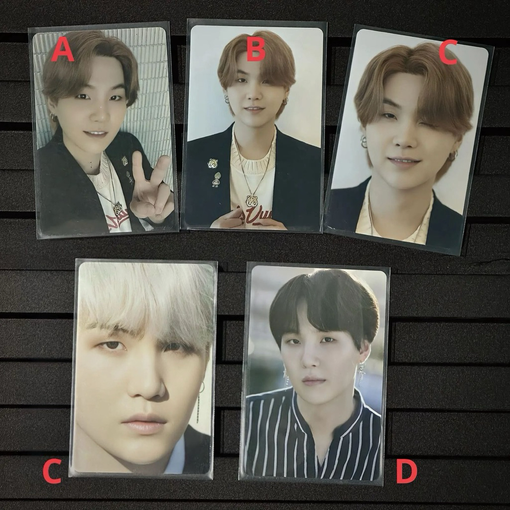 photocard suga official dicon
