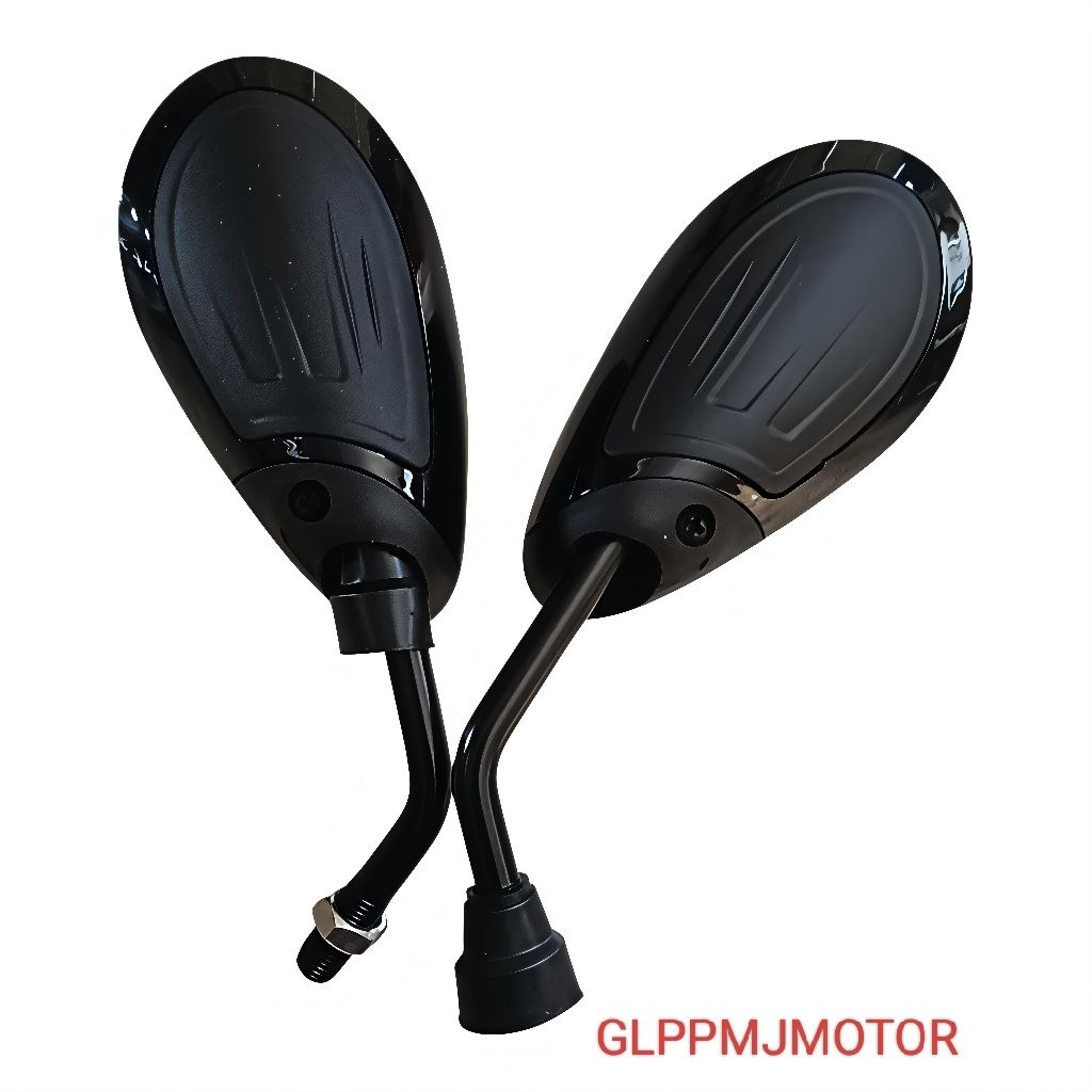 Spion Variasi Standar Suzuki SATRIA FU F HITAM Set Sepasang Kiri Kanan Untuk Semua Motor
