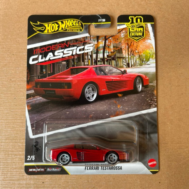 Hot Wheels Premium Ferrari Testarossa Modern Classic