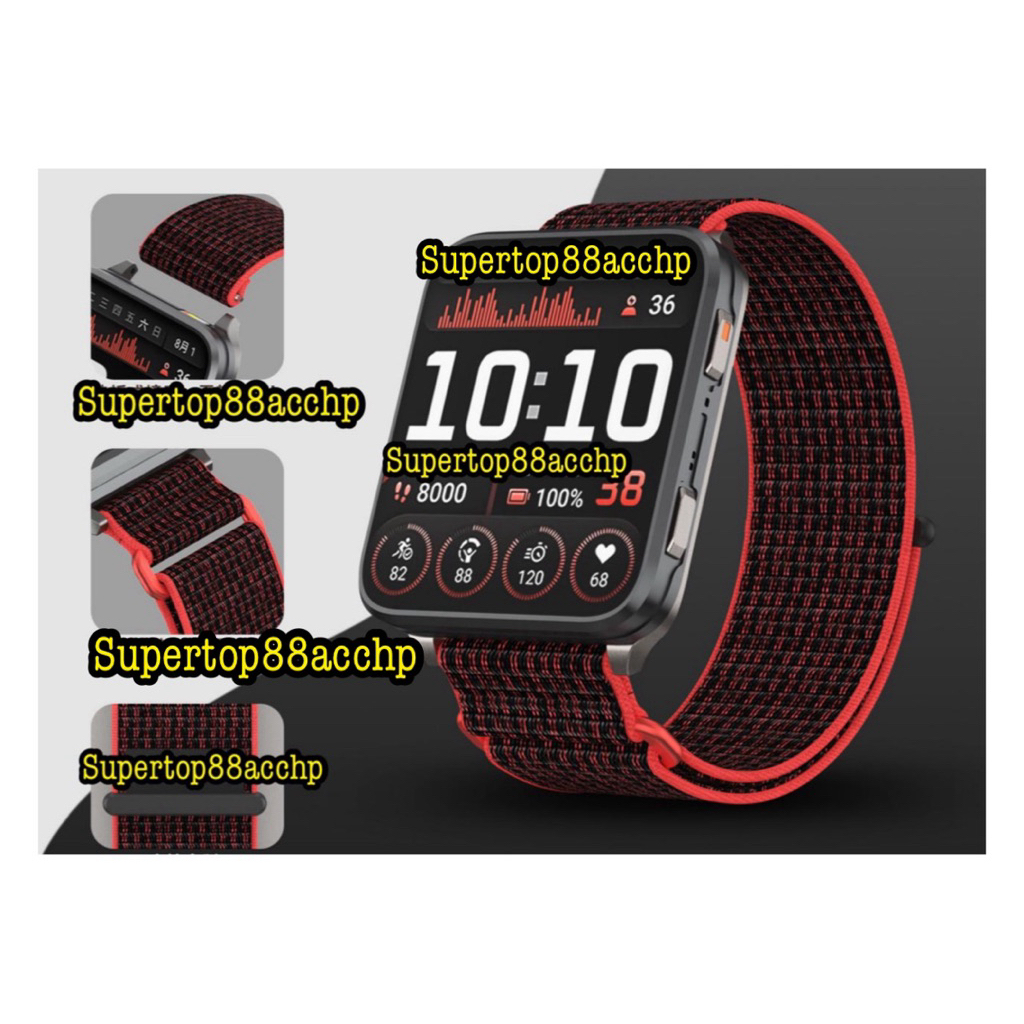 Strap Nylon Smartwatch Garmin Venu X1 Tali Pengganti Smartwatch Garmin Venu X1 Bahan Nilon