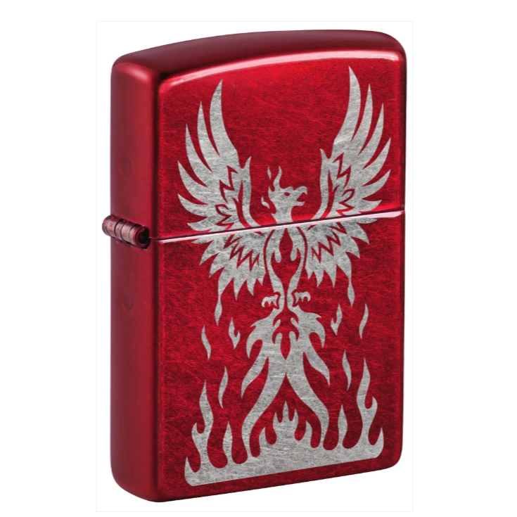 Zippo Original 47140 Phoenix Rising (Candy Apple Red)
