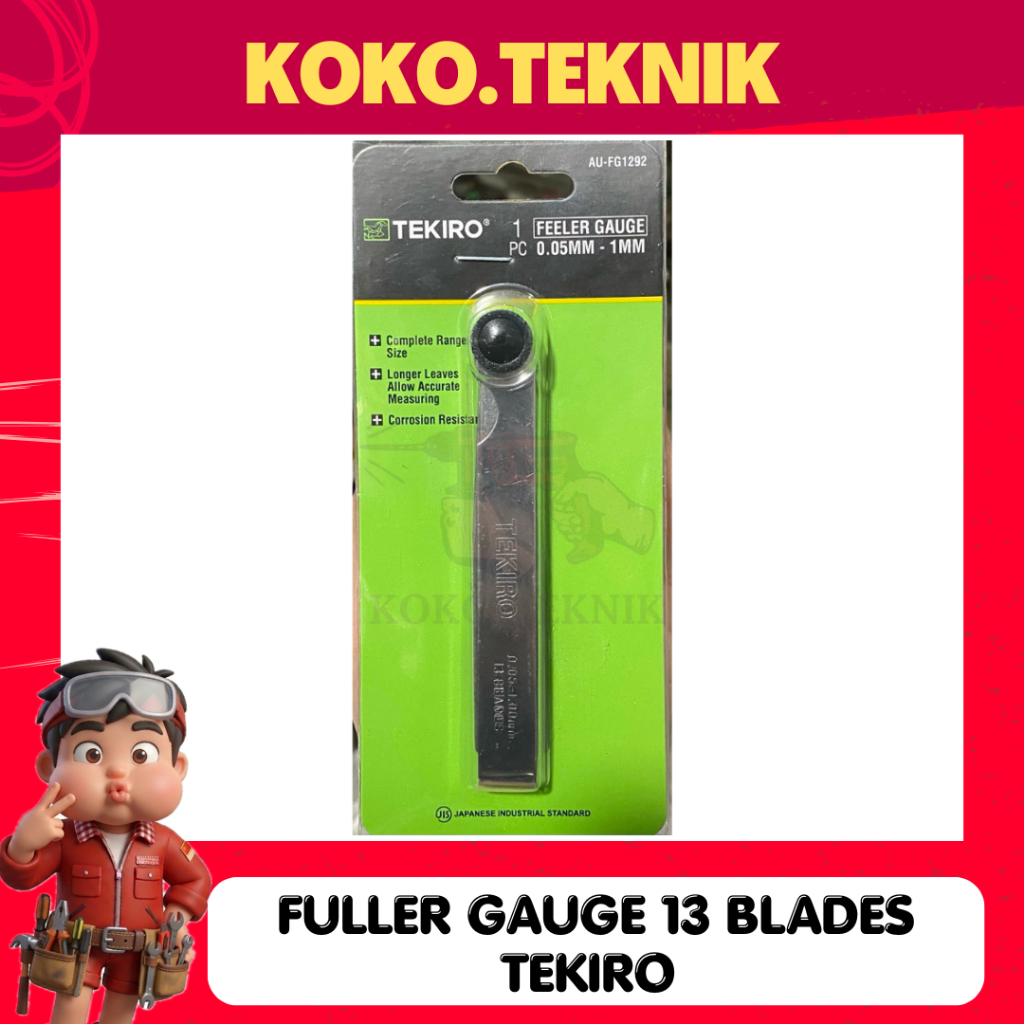 FULLER GAUGE 13 BLADES TEKIRO / FEELER GAUGE TEKIRO
