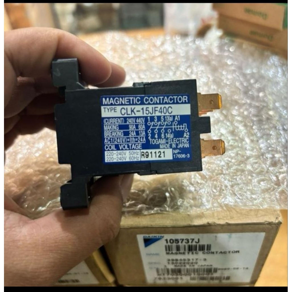 MAGNETIC KONTAKTOR AC DAIKIN CLK-15JF40C
