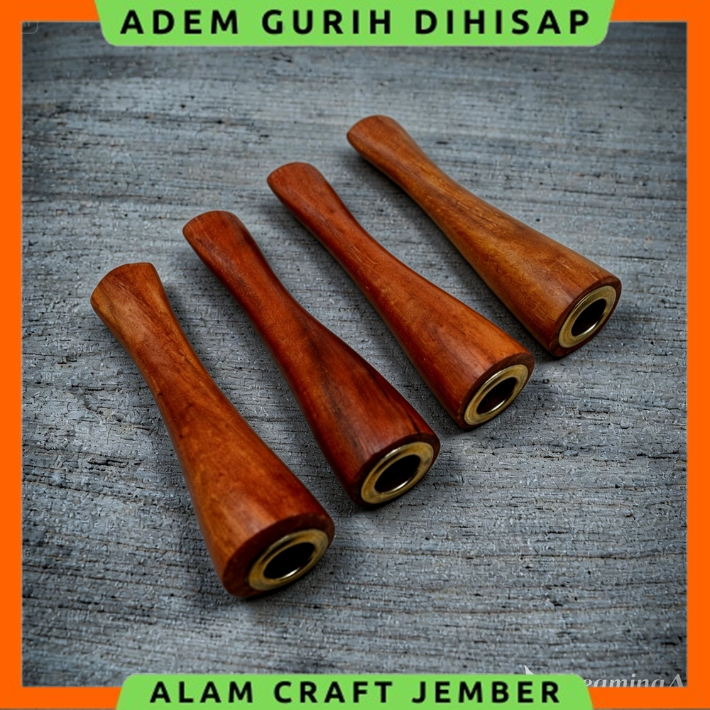 Once pipa kayu gaharu merah asli