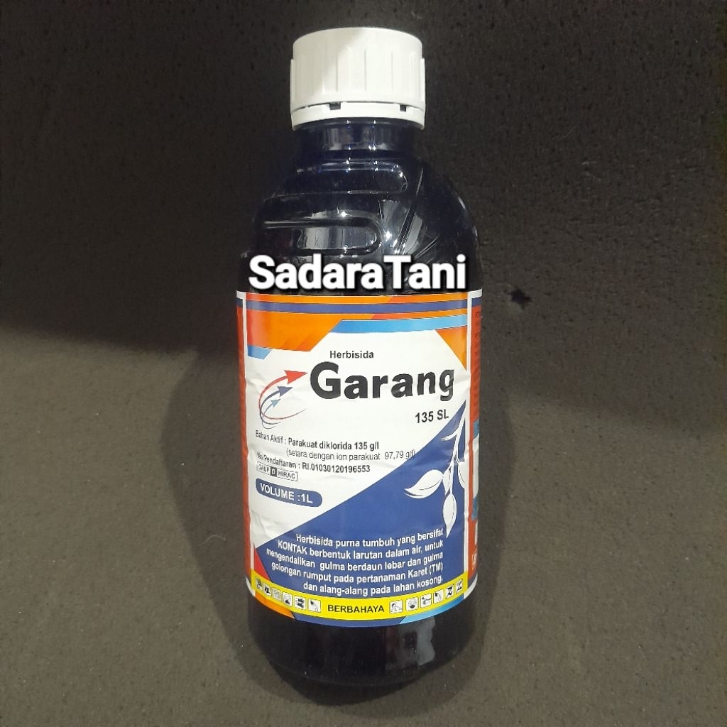 Herbisida GARANG 135SL 1LT BAHAN AKTIF : PARAKUAT DIKLORIDA 135G/L