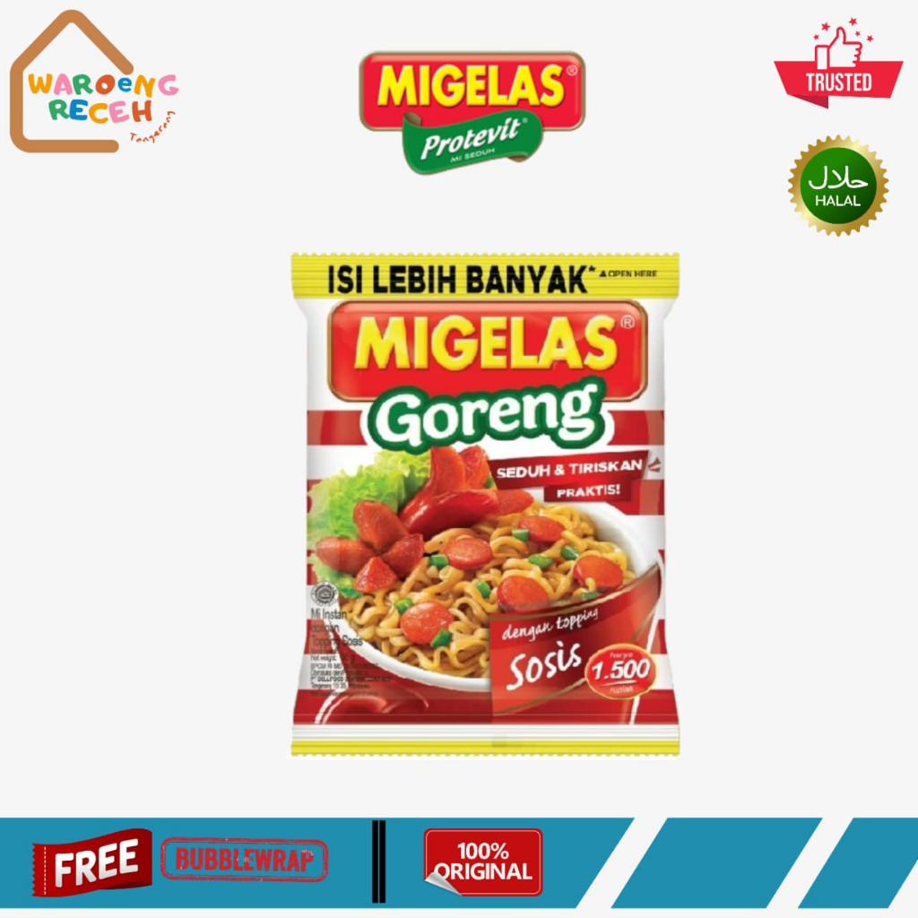 Mie Gelas Goreng 1 Renceng isi 15 Pcs @35 Gr