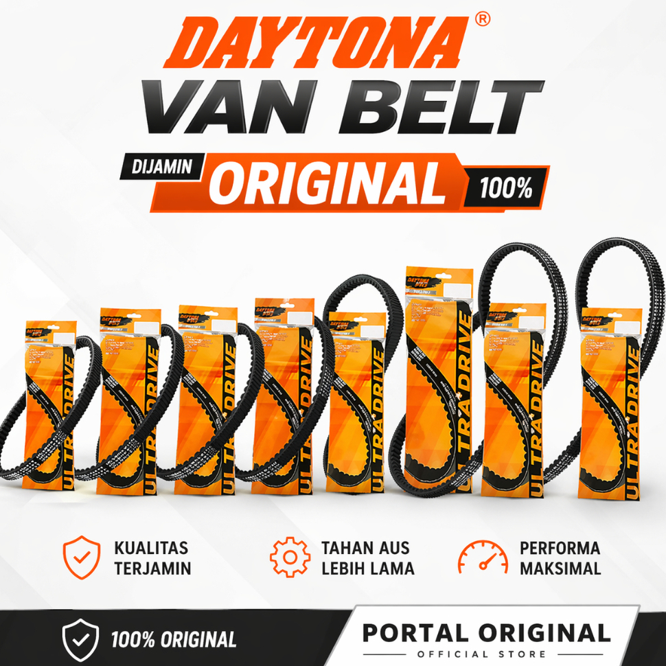 V-belt Daytona Racing Asli 100% Ultra Drive Only Set Van V belt Vbelt Roller Semua motor nmax 2DP ae