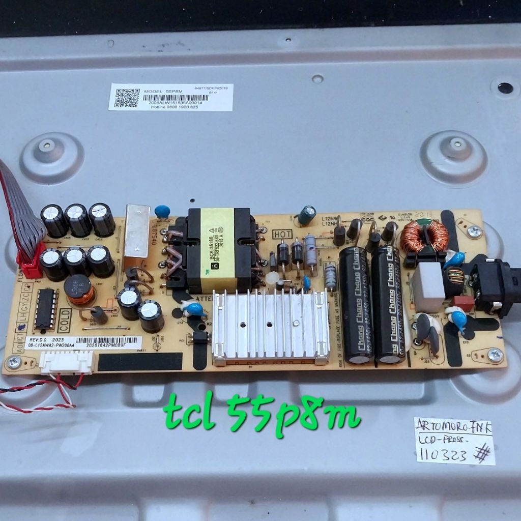 PSU TV LED TCL 55P8M ORIGINAL REGULATOR POWER SUPPLY