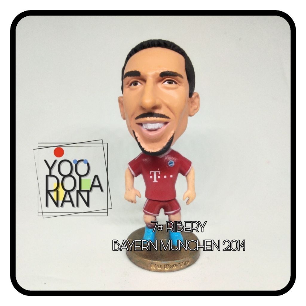 7# RIBERY - BAYERN MUNCHEN 2014 KODOTO SOCCERWE FIGURE PEMAIN BOLA