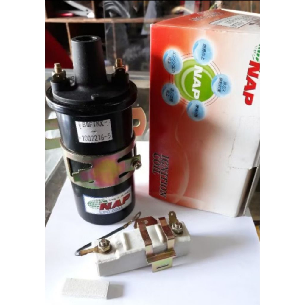 Koil Tabung Universal Ignition coil mobil bensin kijang futura T120ss NAP
