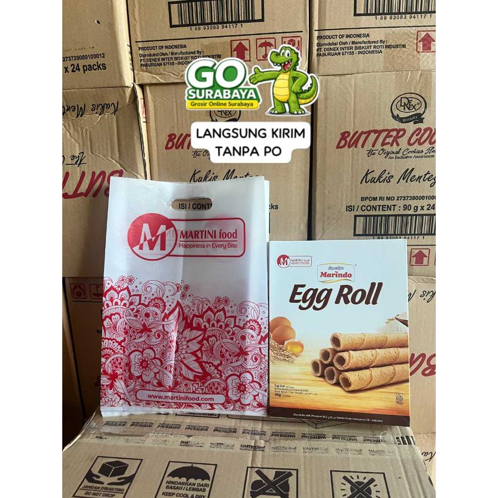 Marindo Egg Roll 90 gram 1 dus isi 24 box