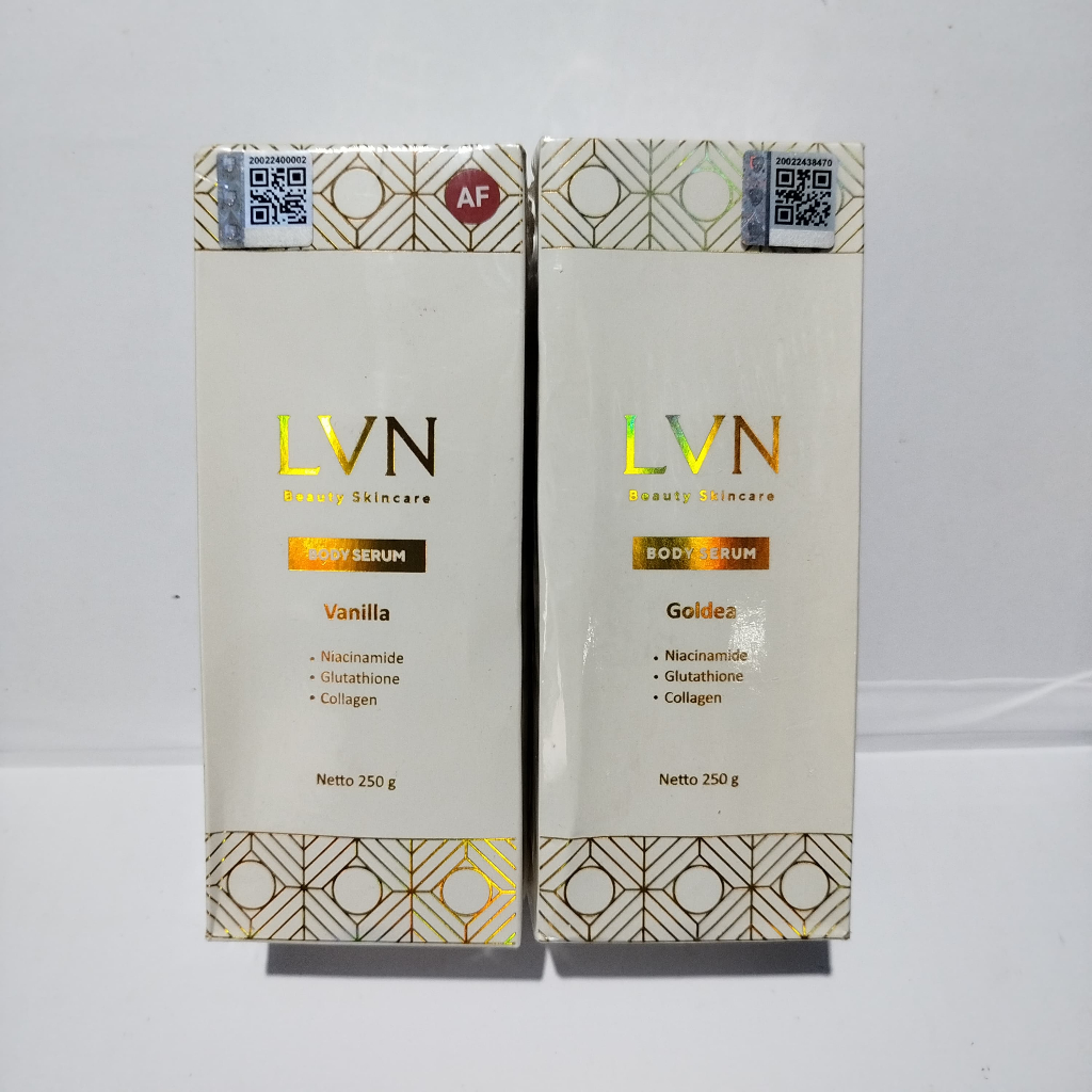 LVN BODY SERUM VARIAN: GOLDEA - VANILLA - ROMAN WISH ORIGINAL 100% Body Serum 100gr DNA salmon
