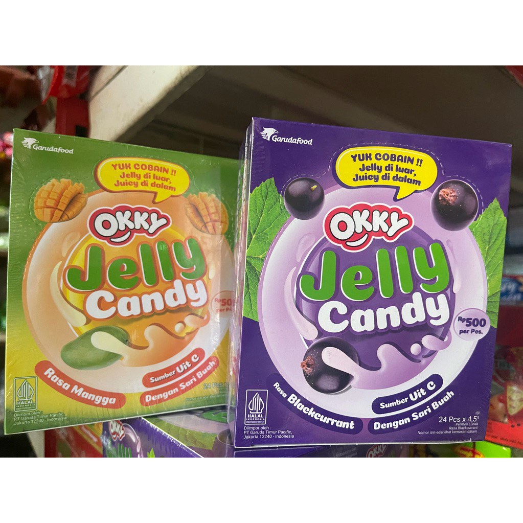 Okky Jelly Candy 1 box isi 24pcs / Okky Jelly permen