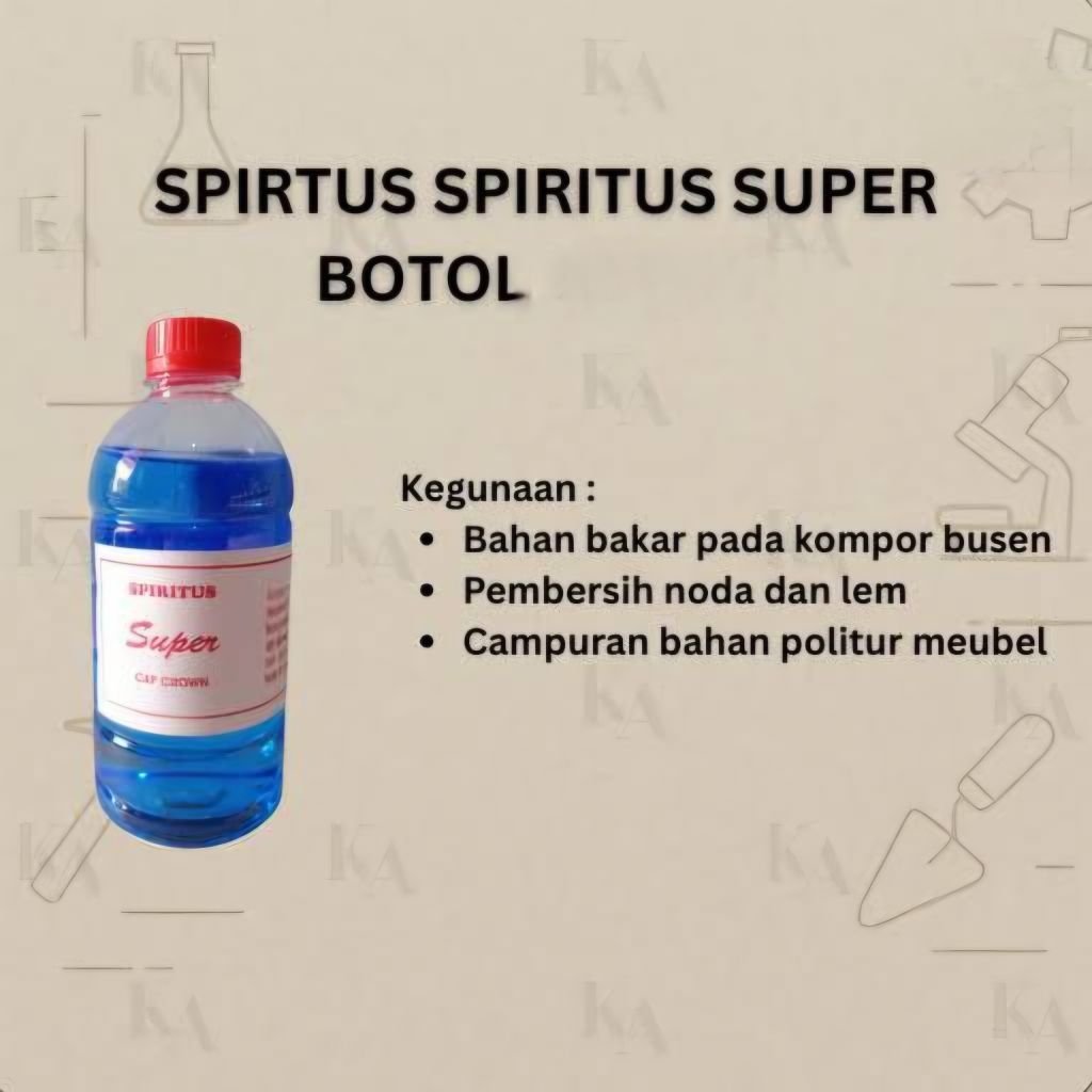 Spirtus Biru Kemasan Botol 200ml