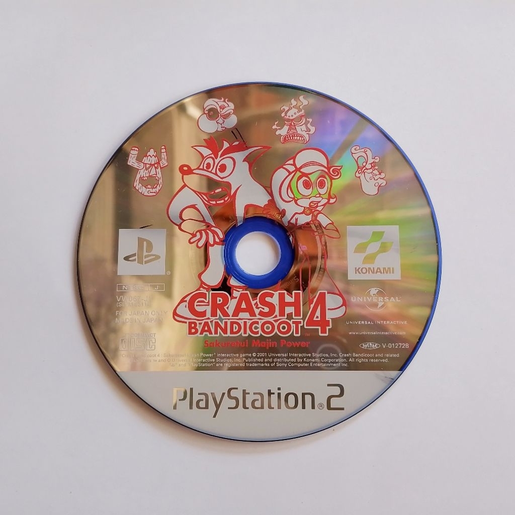 Kaset PS2 Original Crash Bandicoot 4