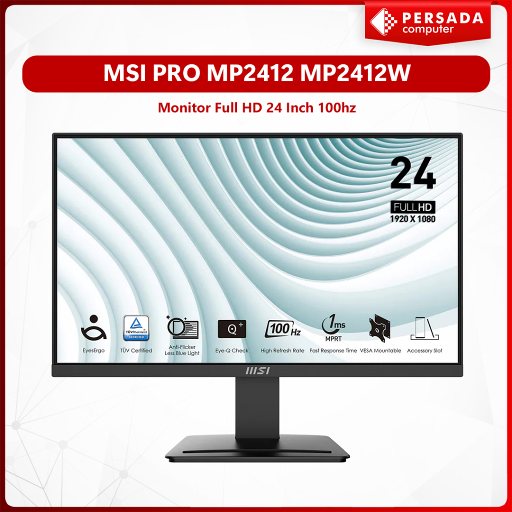 MSI PRO MP2412 / MP2412W  - Monitor Full HD 24" Inch 100hz