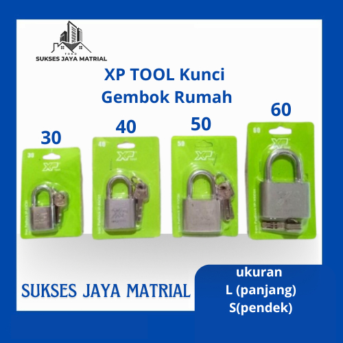XP TOOL Kunci Gembok Rumah Gembok Pagar