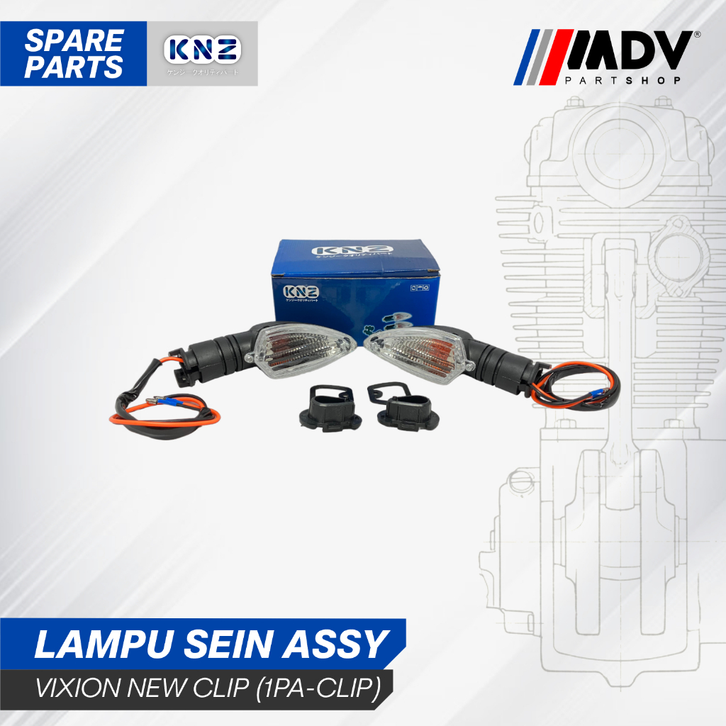 LAMPU SEIN ASSY VIXION NEW CLIP (KNZ)