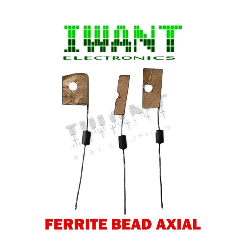 FERIT BEAD AXIAL 5MM x 3MM EMI FILTER FERITE CORE RH FERRITE BEAD 5MM AXIAL FERIT BIT  FERIT 5MM X 3