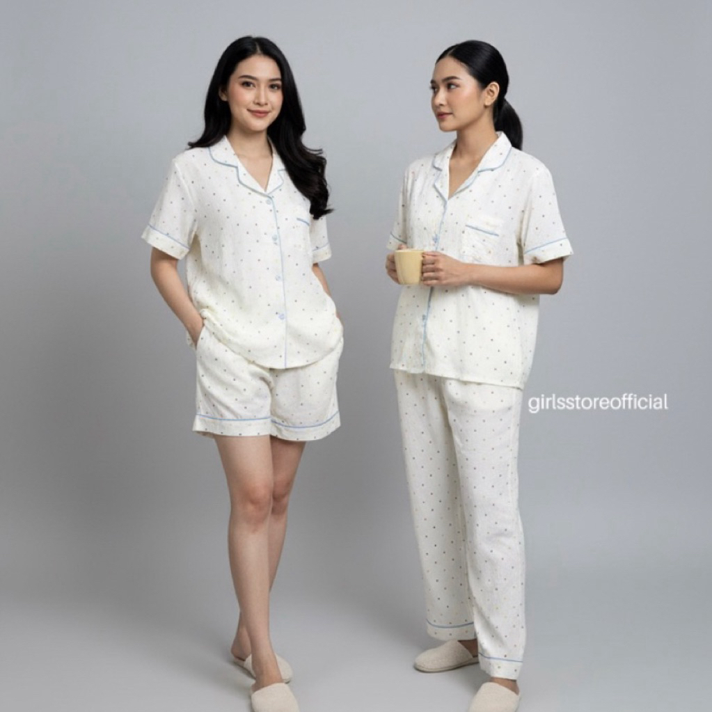 Piyama terbaru 2in1 motif 7
