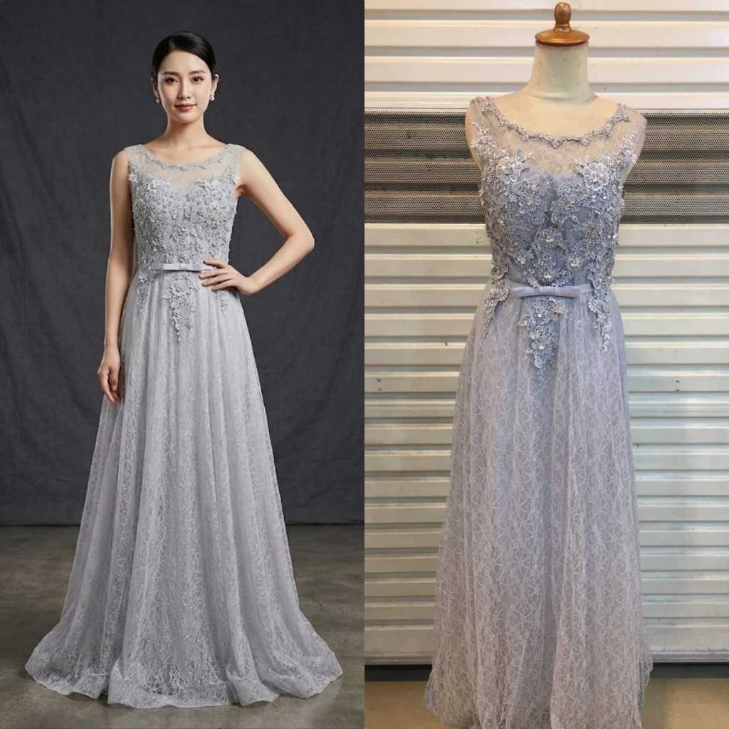 LR Boutique Gaun Pesta 002/ Gaun Pesta Mama/ Gaun Pesta / Gaun Pesta Wanita/ Evening Gown/ Gaun Peng