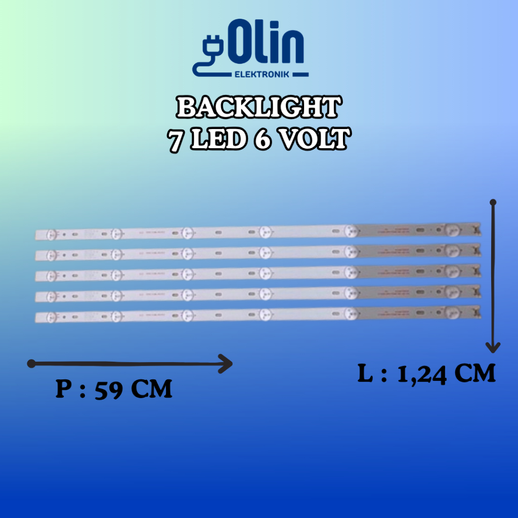 BACKLIGHT 7 LED 6 VOLT 32 INCH