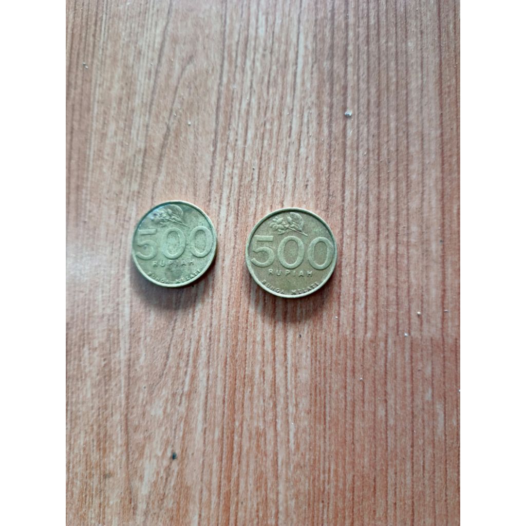 koin 500 emas tahun 2000 dan 2003