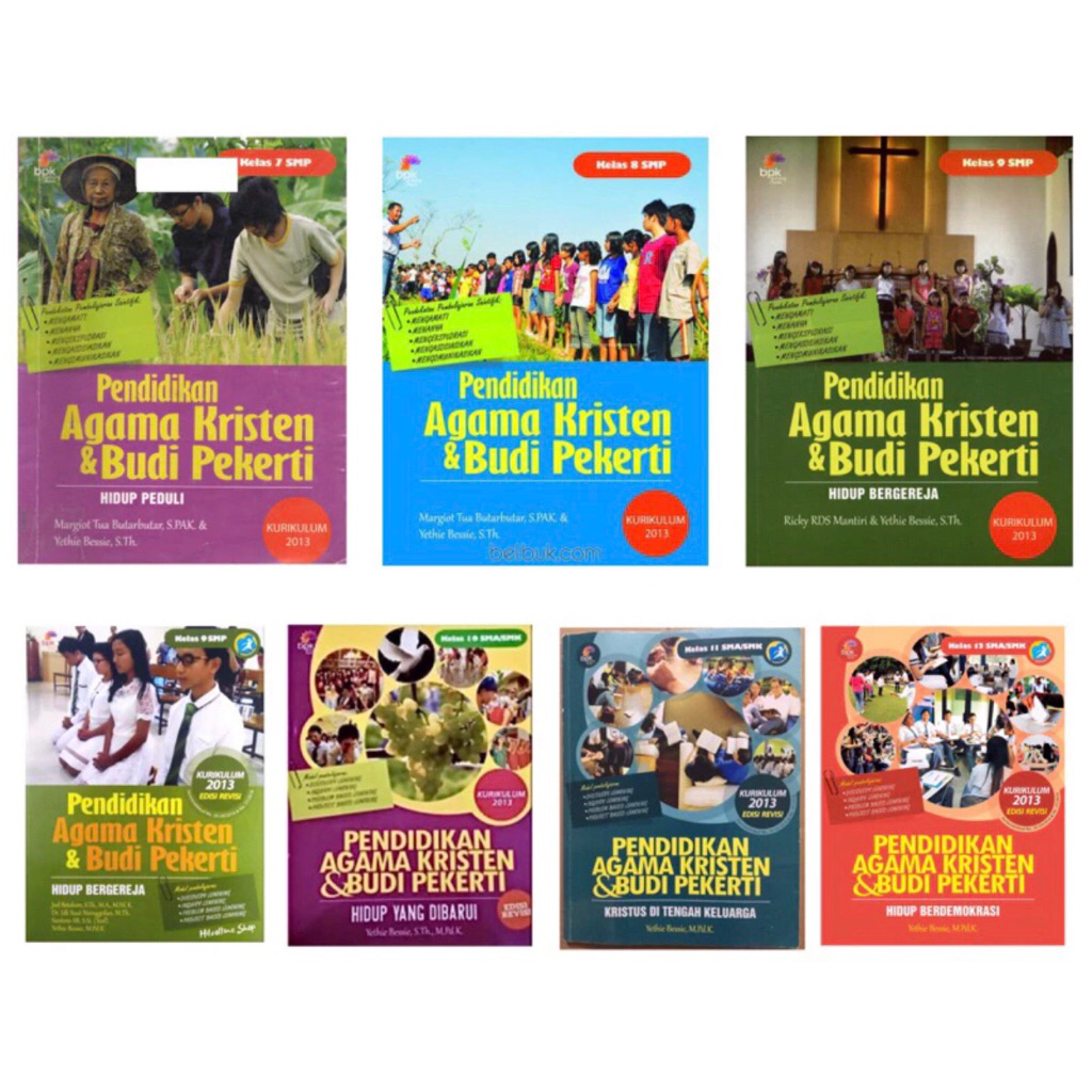 [PRE-LOVED] Buku Pendidikan Agama Kristen & Budi Pekerti BPK Gunung Mulia SMA Kelas 7 8 9