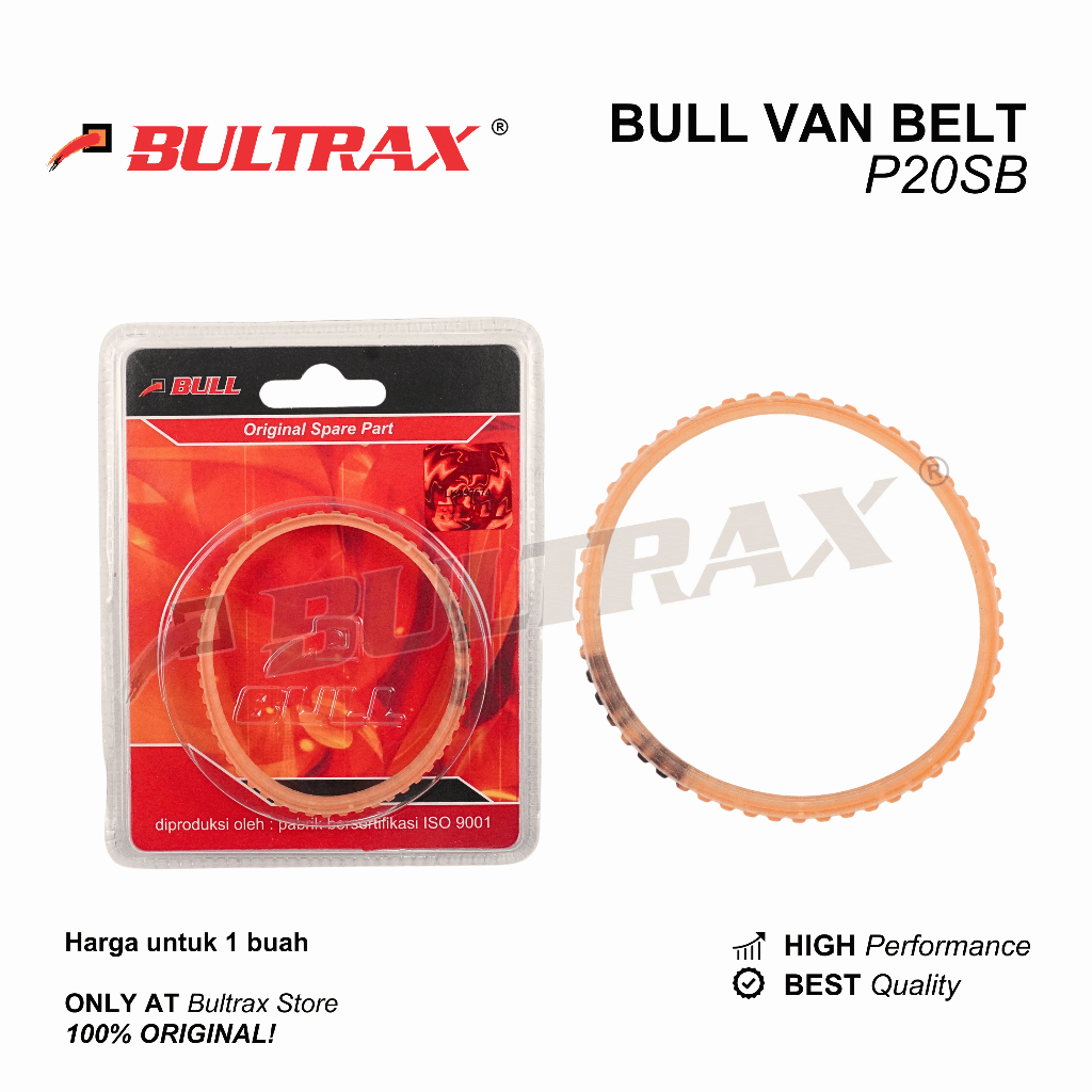 Bull V Belt untuk Mesin Pasah Hitachi P20SB / P20ST / Tali Kipas P20SB / Van Belt P20SB
