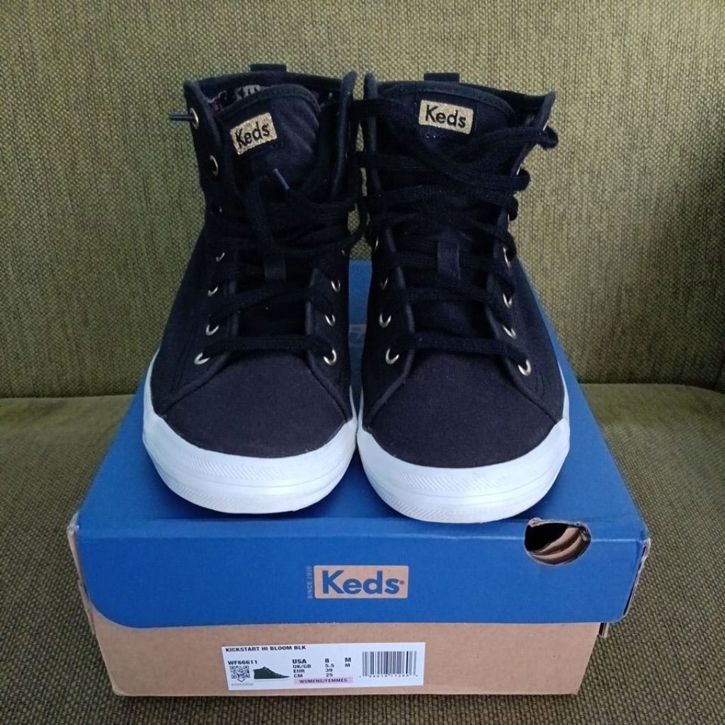 Preloved sepatu wanita Keds Kickstart Hi Bloom