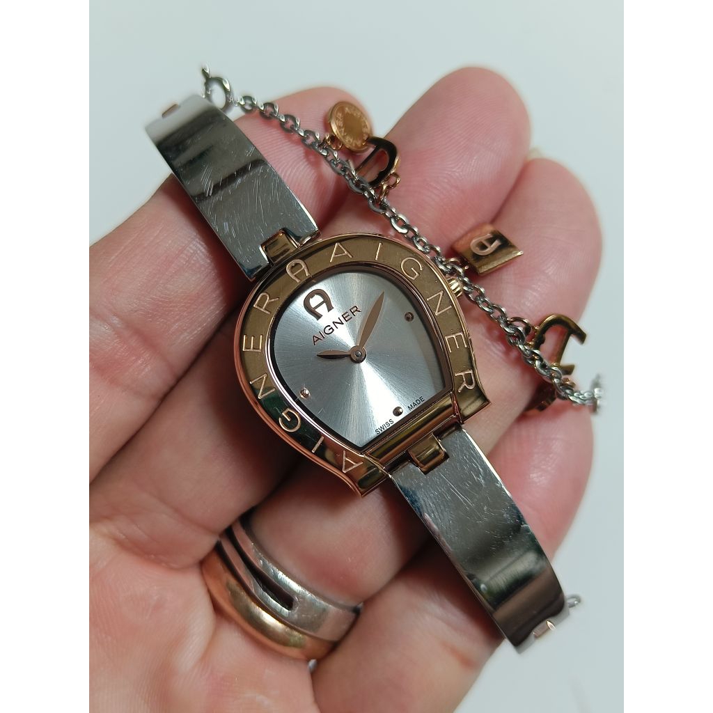 Jam wanita aigner ENNAL AGW2640029 original bekas bagus normal semua siap pakai