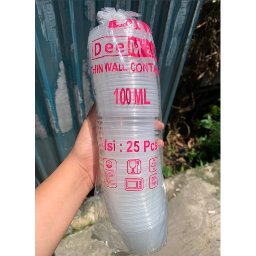 Cup pudding bulat 100ml