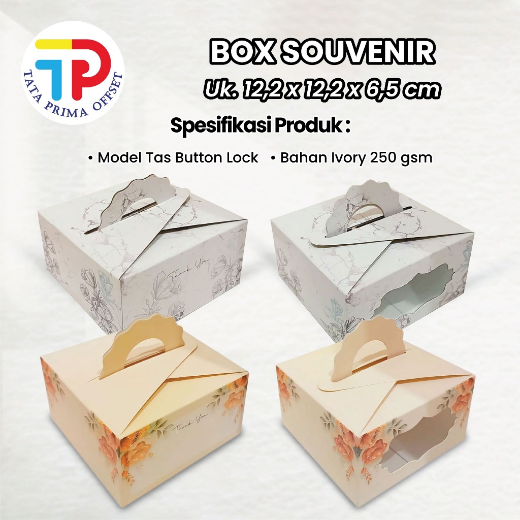 Box Souvenir 12,2 x 12,2 x 6,5 IVORY