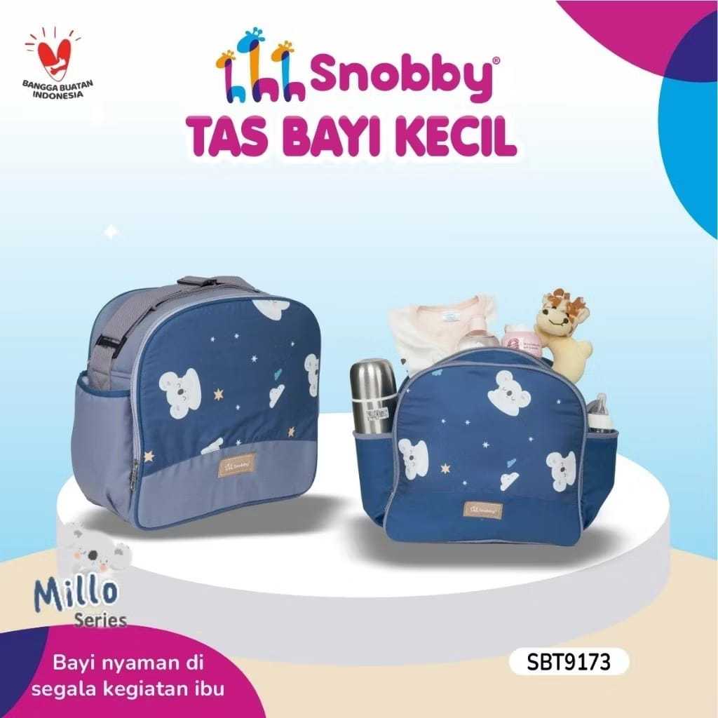 SNOBBY TAS BAYI KECIL SAKU MILLO SERUES | SBT9173 | MEDIUM SBT9172 | BESAR SBT9171