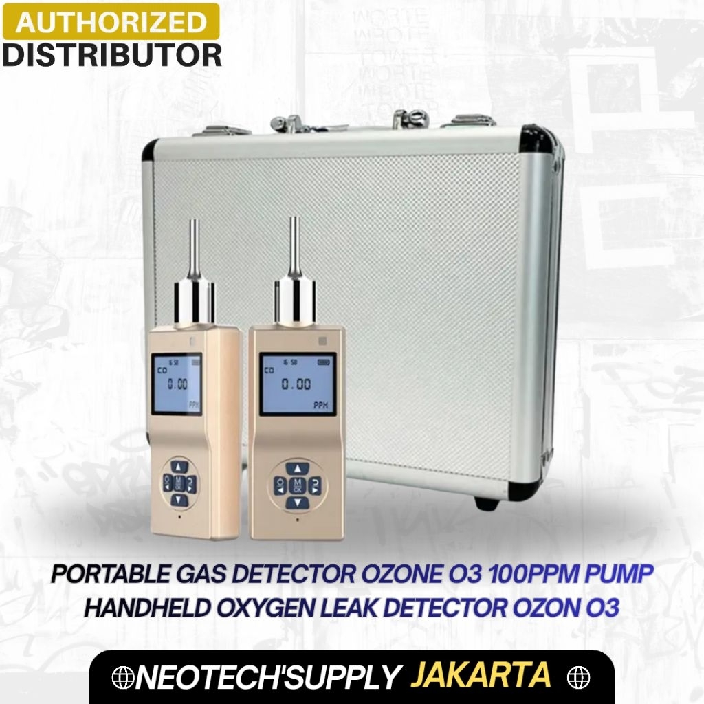 Portable Gas Detector Ozone O3 100ppm Pump Handheld Oxygen Leak Detector Ozon O3