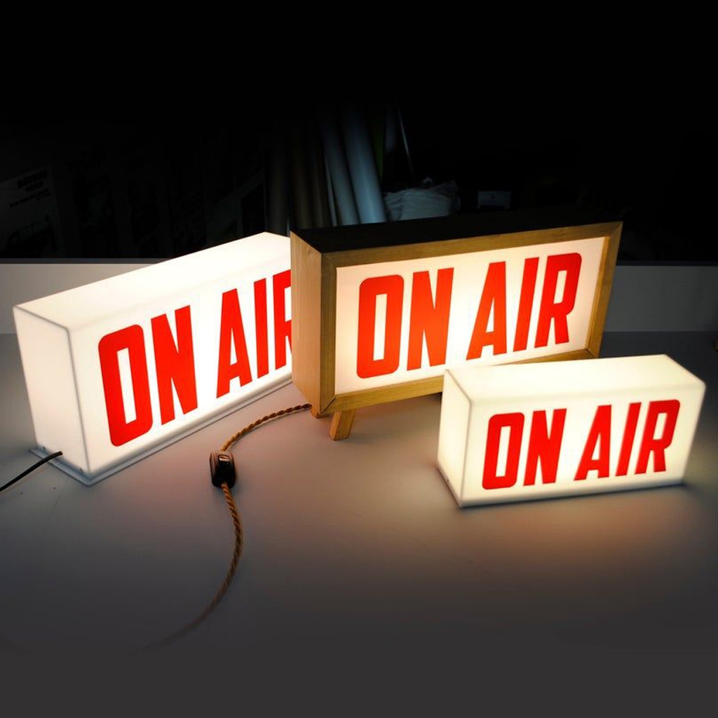 Sign On Air Off Air Neon Box Mini | neonbox ON AIR | LED ON AIR